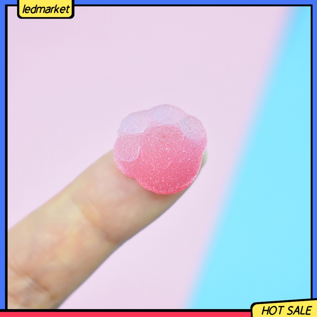 Set 10 Mô Hình Dấu Chân Mèo Mini Bằng Nhựa Resin Làm Đồ Thủ Công Trang Trí Nhà Búp Bê