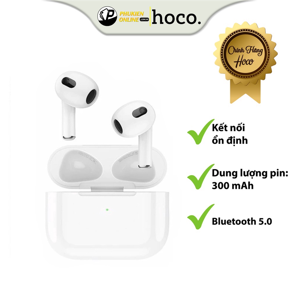 Tai Nghe Bluetooth 5.3 Hoco EW20, Âm Thanh Chuẩn, Trong Trẻo, Nghe Rõ Nét, Sống Động,Thiết Kế Sang Trọng.