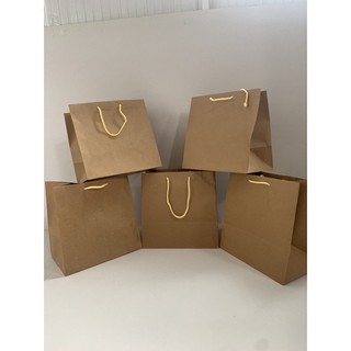 Combo 50 túi giấy kraft, túi giấy xi măng 26x26x17cm