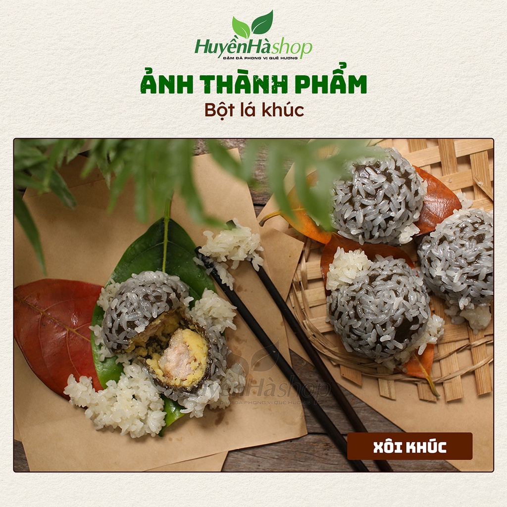 Bột Lá Khúc  Sấy Khô Nguyên Chất 100% - Bột Làm Bánh Khúc, Xôi Khúc Thơm Ngon - Huyền Hà Shop