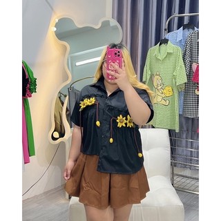 BIGSIZE HIẾU HIẾU ( Set hoa lệch tà 55-100kg )