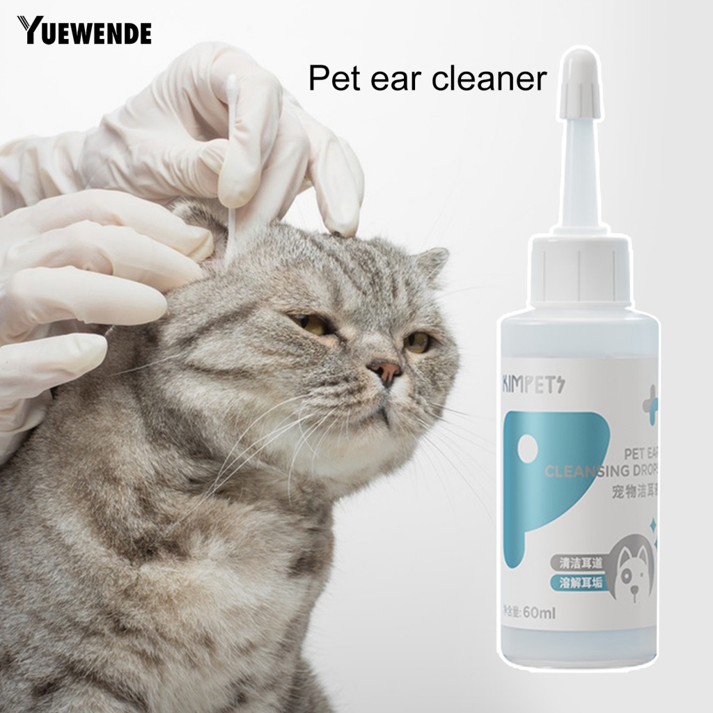 [Yue.z] Dụng Cụ Vệ Sinh Tai Cho Thú Cưng Không Gây Kích Ứng