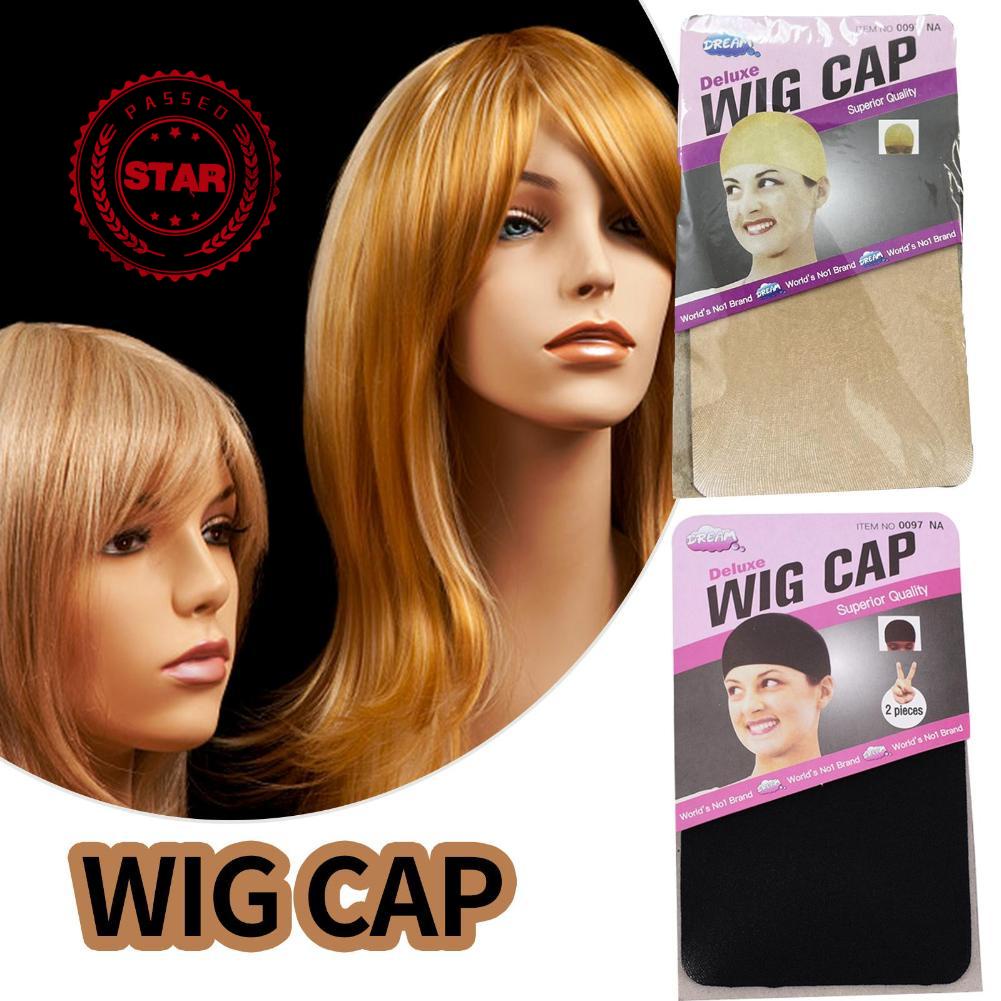 Mũ Lưới Đội Tóc Giả Bằng Nylon Màu Đen Nâu Nhạt Dành Cho Nữ Y8G1