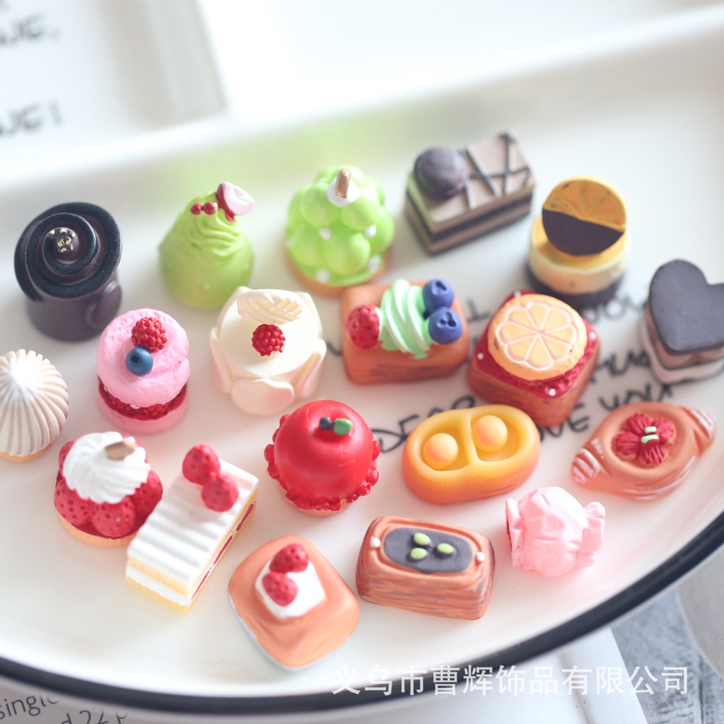 Phụ Kiện Trang Trí Giày Hình Hoạt Hình 3D Jibitz Charm Socola Bánh Mì Croc Jibbits Việt Quất Mousse Jibits Cho Trẻ Em