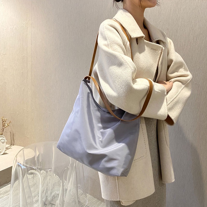 Menas Túi Tote Vải Canvas Đeo Vai Kích Cỡ Lớn Thời Trang Mùa Đông 2022 Mới Dành Cho Nữ