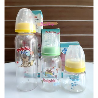 Bình sữa cổ hẹp Dolphin (60ml, 120ml, 250ml)