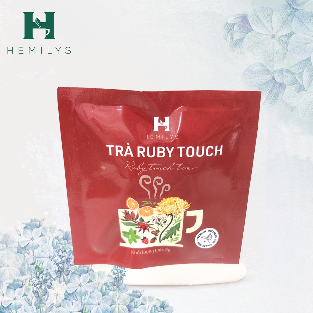 Trà Thảo Mộc Tự Nhiên Giữ Dáng Đẹp Da Thanh Lọc Ngủ Ngon Wellness Collection Hemilys Tea 1 Túi Lọc 3g
