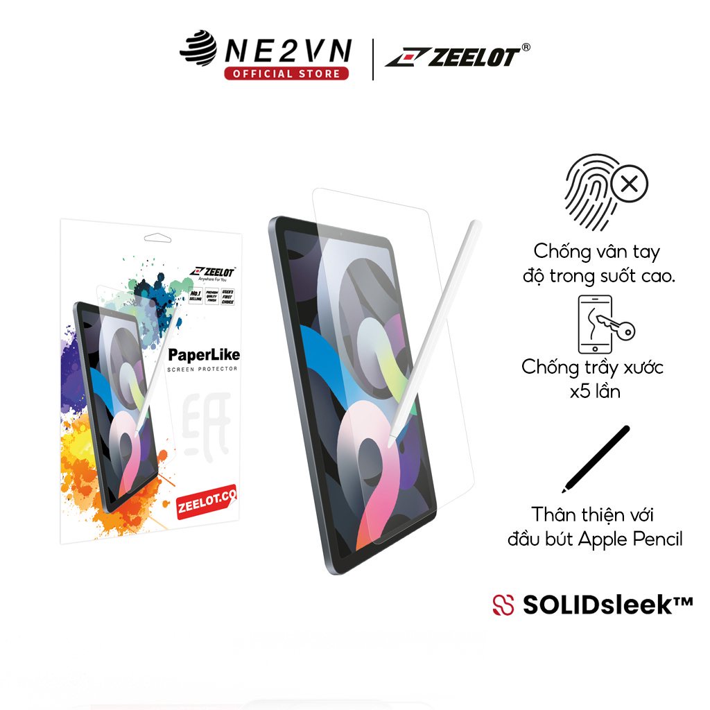 Miếng dán cường lực Zeelot Paper Like cho dòng iPad series - Masta CHÍNH HÃNG