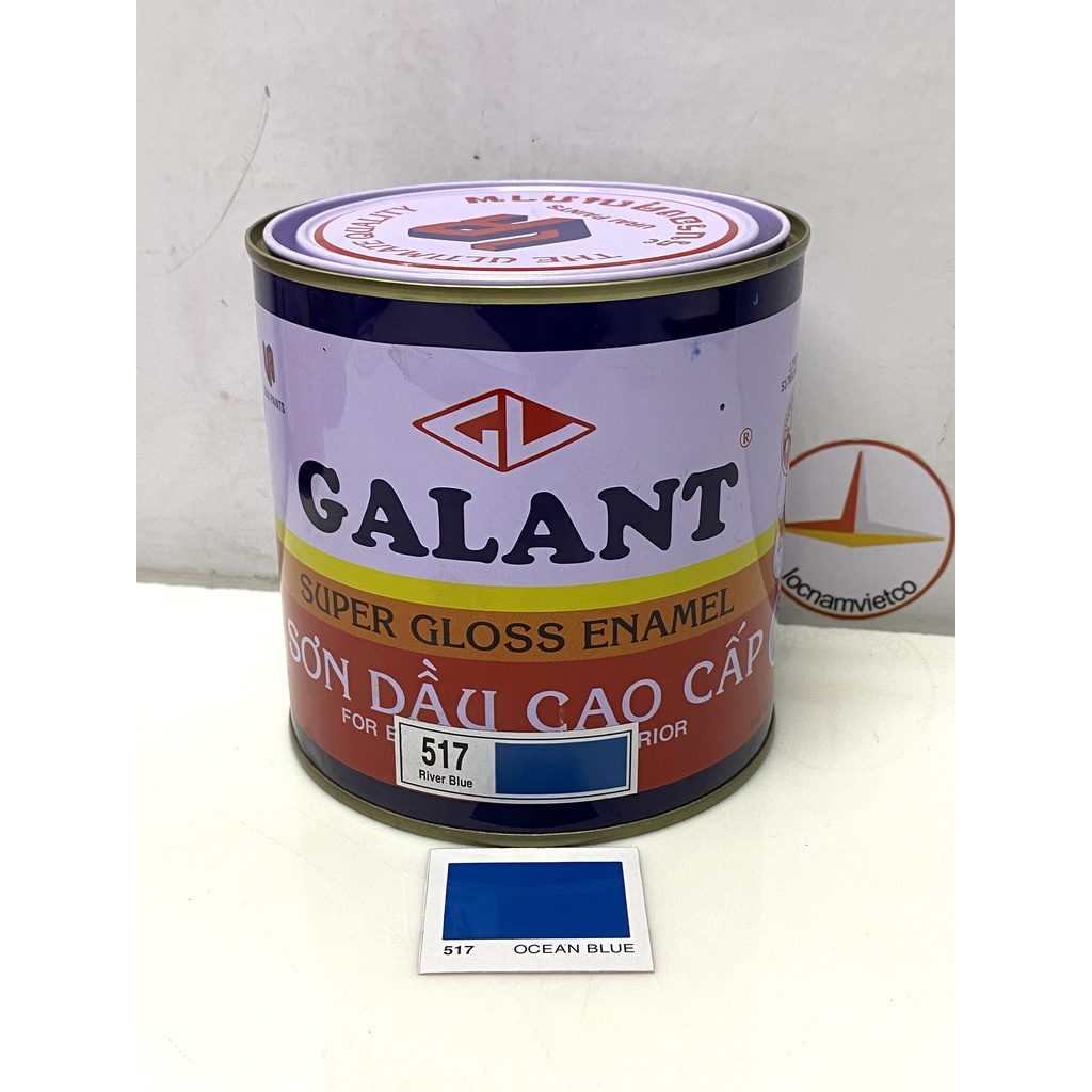 Sơn dầu Galant màu xanh Ocean Blue 517_0,8L