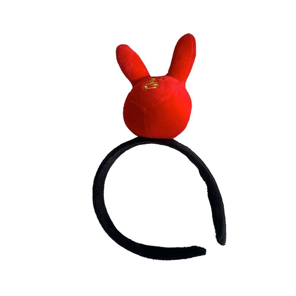 Băng Đô Cài Tóc Rửa Mặt Hình Thỏ Hoạt Hình Đơn Giản Dành Cho Nữ