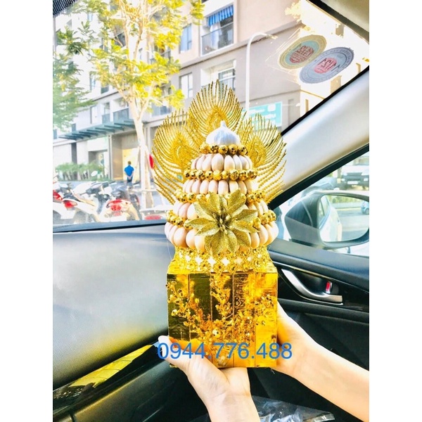 Tháp Tỏi tài Lộc để bàn thờ ,bàn làm việc ,bàn bán hàng mẫu mới 2023
