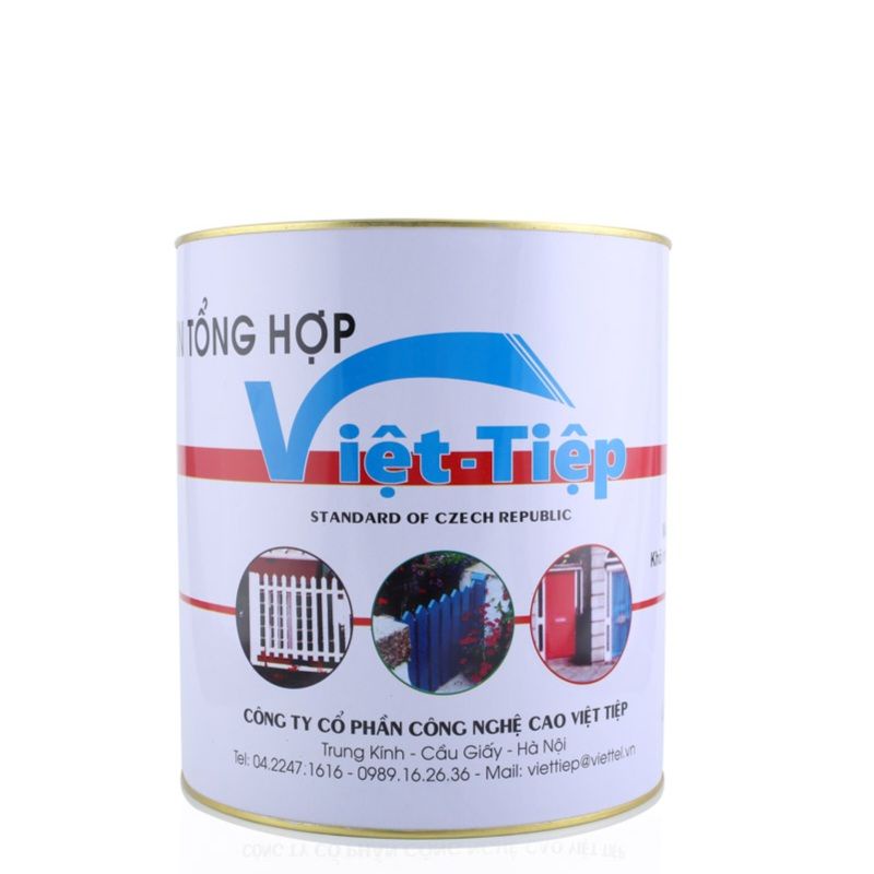 Sơn tổng hợp Việt Tiệp 800g các màu.
