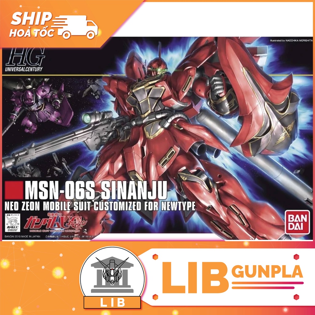 Mô hình lắp ráp Gundam HG UC Sinanju