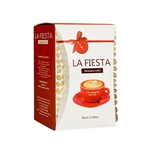 Cà phê Việt Nam hoà tan hiệu La Fiesta 3in1 215g