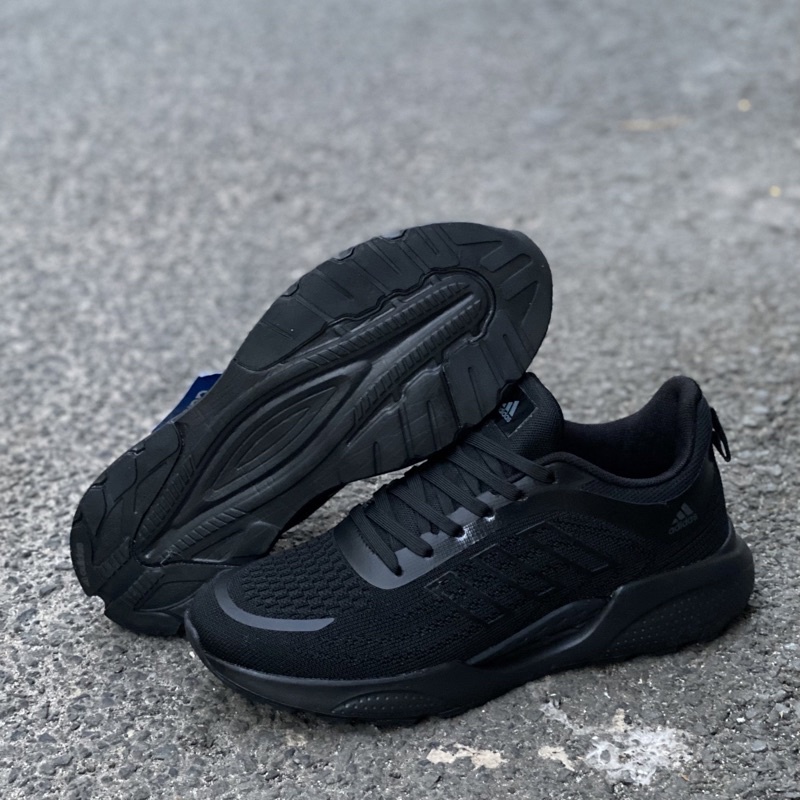 [fullbox,tặng vớ] Giày thể thao chạy bộ sneaker full đen nam