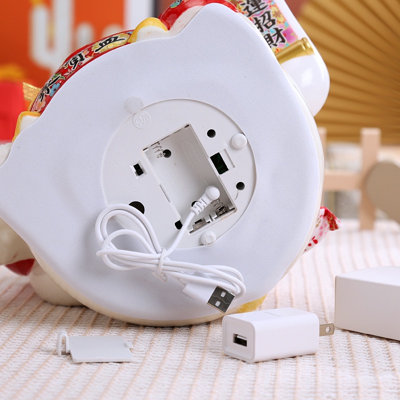 (TỔNG HỢP- GIÁ HỦY DIỆT) Mèo thần tài may mắn vẫy tay Chiêu tài, chiêu lộc (29cm-11inch)