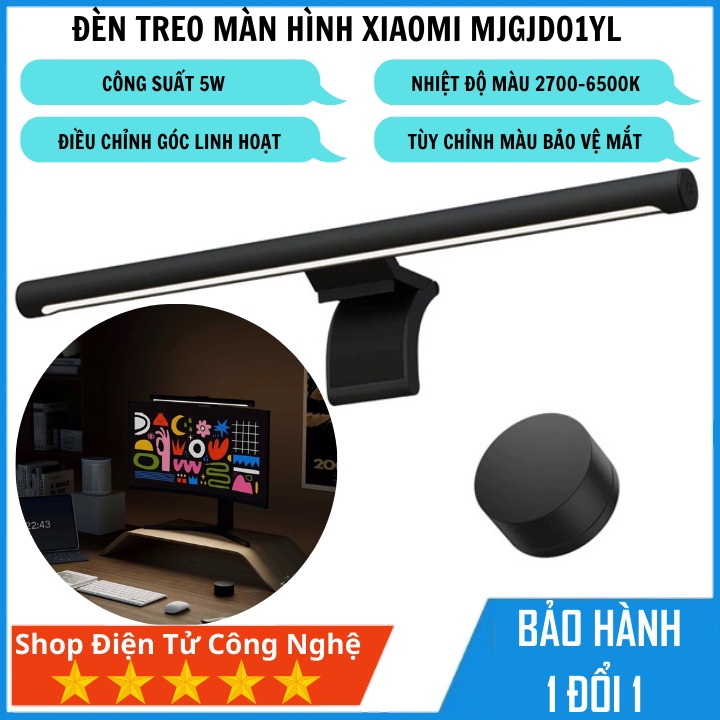 Đèn treo, đèn kẹp màn hình máy tính Xiaomi MJGJD01YL, Nhiệt độ màu 2700-6500K chống nhức mòi mắt