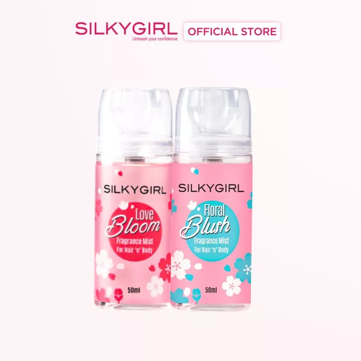 Combo 2 Xịt Thơm Silkygirl Body Mist Love Bloom + Floral Blush 50ml