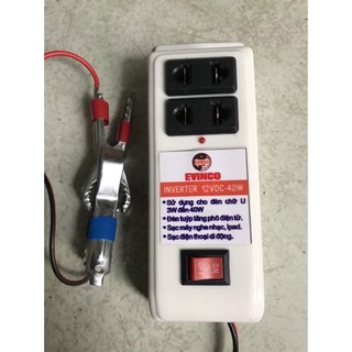 Đảo điện 12v - 220v 40w, bộ sạc điện thoại , inverter 12v - 220v 40w