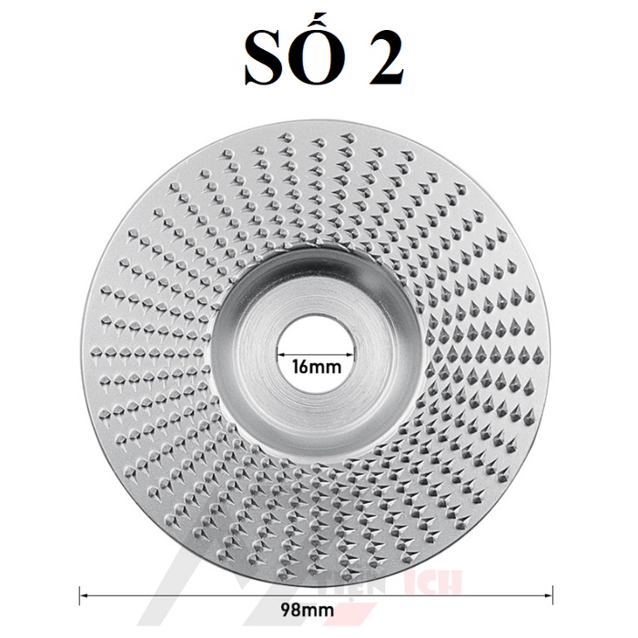 Đĩa mài gỗ, đĩa chà nhám gắn máy mài máy cắt cầm tay - lưỡi mài gỗ