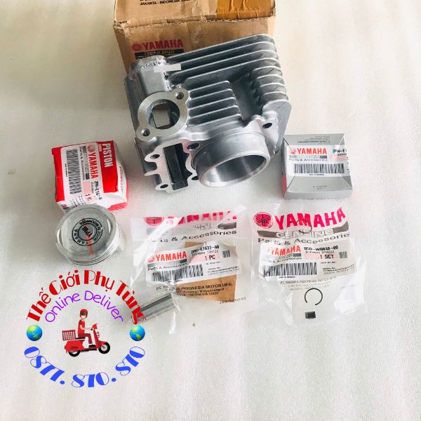 Bộ nòng piston bạc Janus, Grande, Acruzo Zin Yamaha Indonesia - 2PH-E1311-10