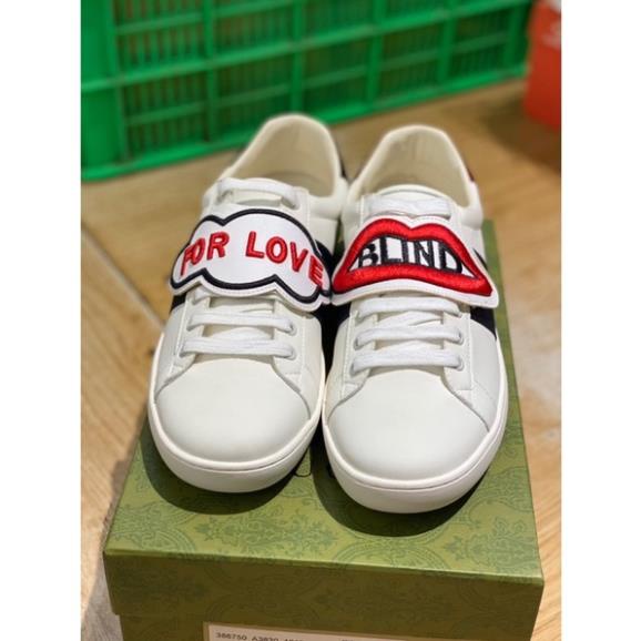 👉🏻Freeship👉🏻 Giày thể thao GG 3 vạch 𝐆𝐮𝐜𝐜𝐢 Môi For Love mẫu mới hàng cao cấp cực chất