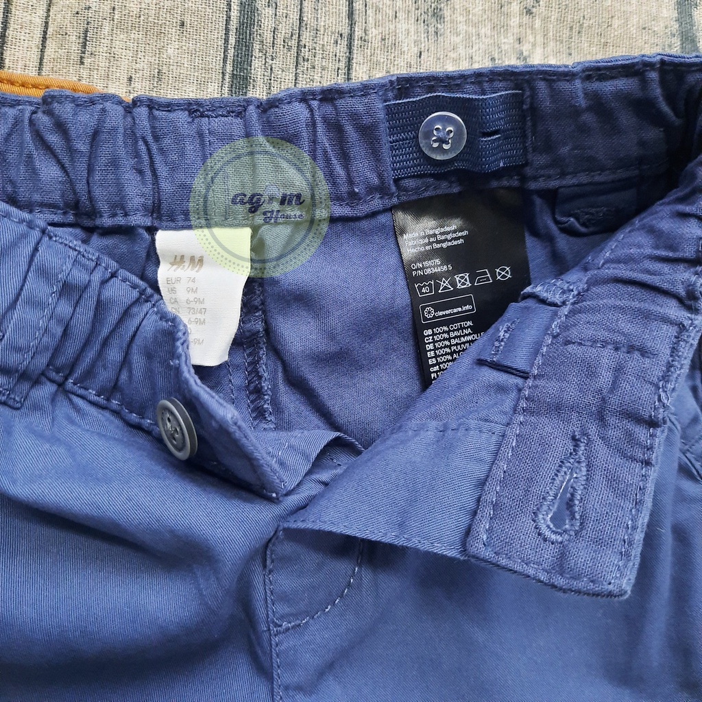 Set 2 quần short đùi HM săn sale cho bé trai 8-17kg - Lagim House