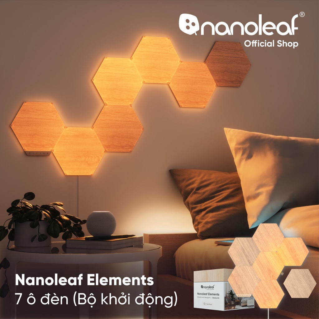 Đèn thông minh Nanoleaf Elements 7 ô đèn 