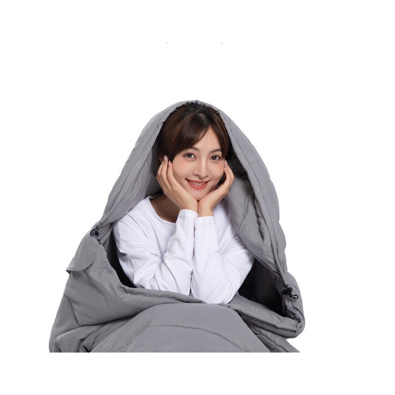 Túi Ngủ Văn Phòng,Dã Ngoại Hình Thang Loại Xịn Cao Cấp Loại 1 Có Thể Ghép Đôi