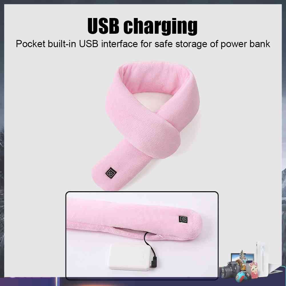 Khăn Choàng Cổ Sưởi Ấm Bằng Điện Có Thể Điều Chỉnh Nhiệt Độ Thông Minh