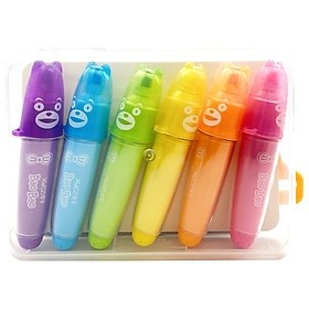 Bút dạ quang6 cây BC - 735