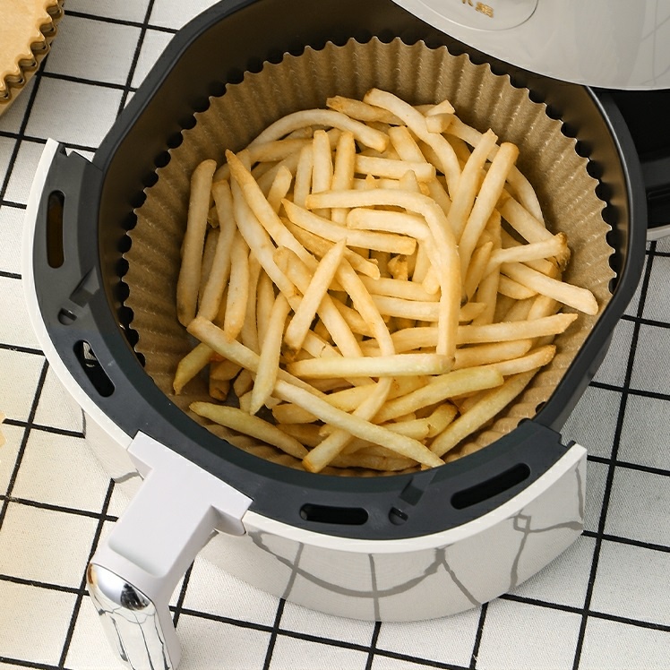 Giấy nến cho nồi chiên không dầu set 50 tờ, giấy nướng bánh chống dính an toàn sức khỏe