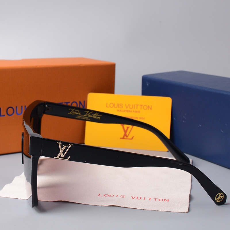 Kính Mát Thể Thao Chống Tia UV400 Hình Vuông Louis Vuitton Cổ Điển Cho Nam Nữ