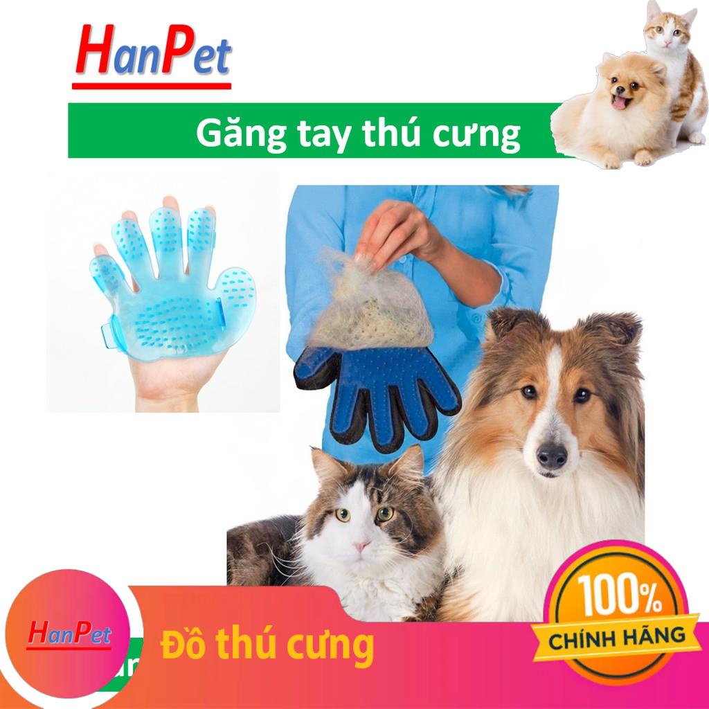 HCM- Găng tay chó mèo (2 loại) Găng tay nhựa tắm thú cưng và găng tay nhặt lông chó mèo và lấy lông rụng