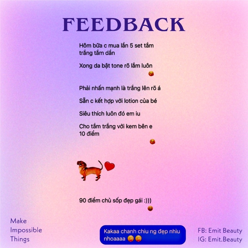 𝐖𝐡𝐢𝐭𝐞𝐧𝐢𝐧𝐠 𝐇𝐞𝐫𝐛𝐚𝐥 𝐁𝐚𝐭𝐡 - 𝐆𝐢𝐧𝐬𝐞𝐧𝐠 - Tắm Trắng Body dưỡng trắng da from Emit Beauty