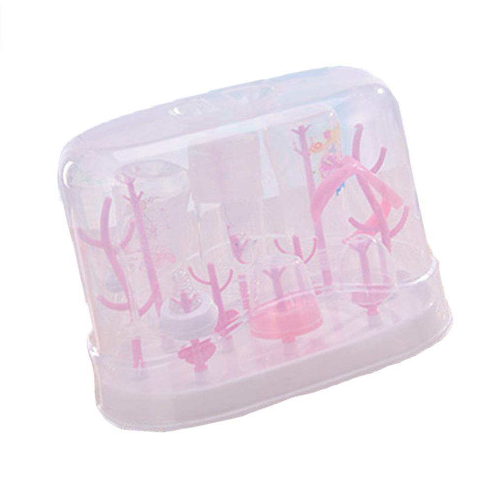 Giá Đỡ Phơi Khô Bình Sữa Em Bé Hình Cái Cây Tháo Rời Được Tiện Lợi