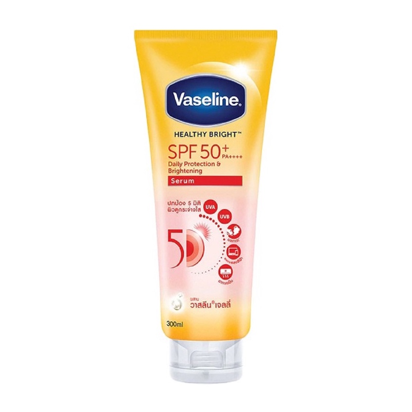 Dưỡng thể Vaseline Healthy Bright Gluta Hya Serum Burst Lotion 10X 300ml