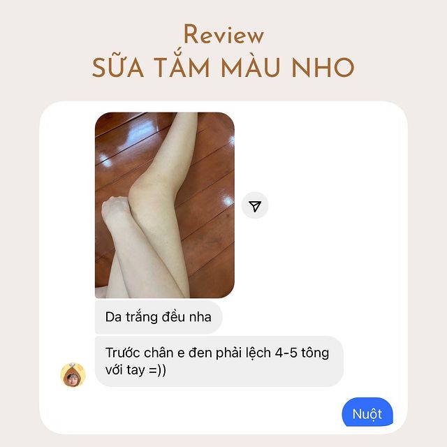 Sữa Tắm Màu Nho Sáng Da Niacinamide