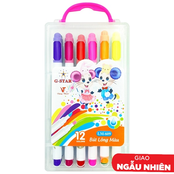 Bút Lông Màu G-Star LM-609 (12 Màu)