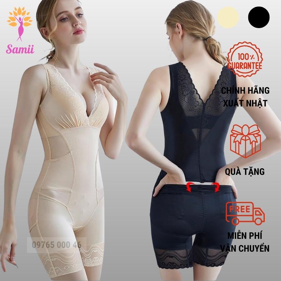 Áo gen toàn thân định hình eo giảm mỡ bụng sau sinh xuất Nhật