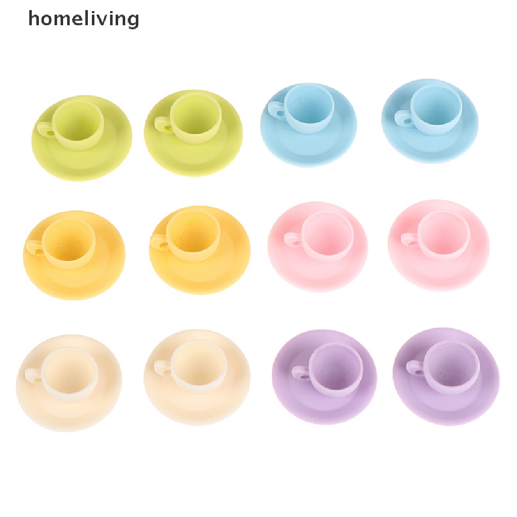 Set 2 Ly Cà Phê Mini Xinh Xắn Cho Nhà Búp Bê