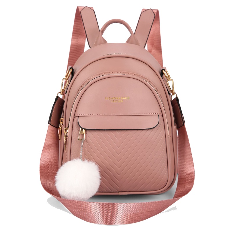 Bakcpacks Da Cỡ Nhỏ Thời Trang Đơn Giản Dành Cho Nữ