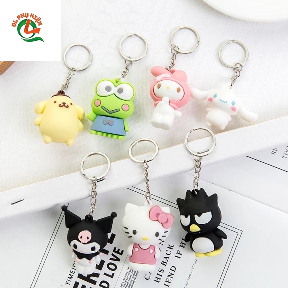 Móc Khóa Nhân Vật Hoạt Hình Cartoon dễ thương HOT TREND FREESHIP