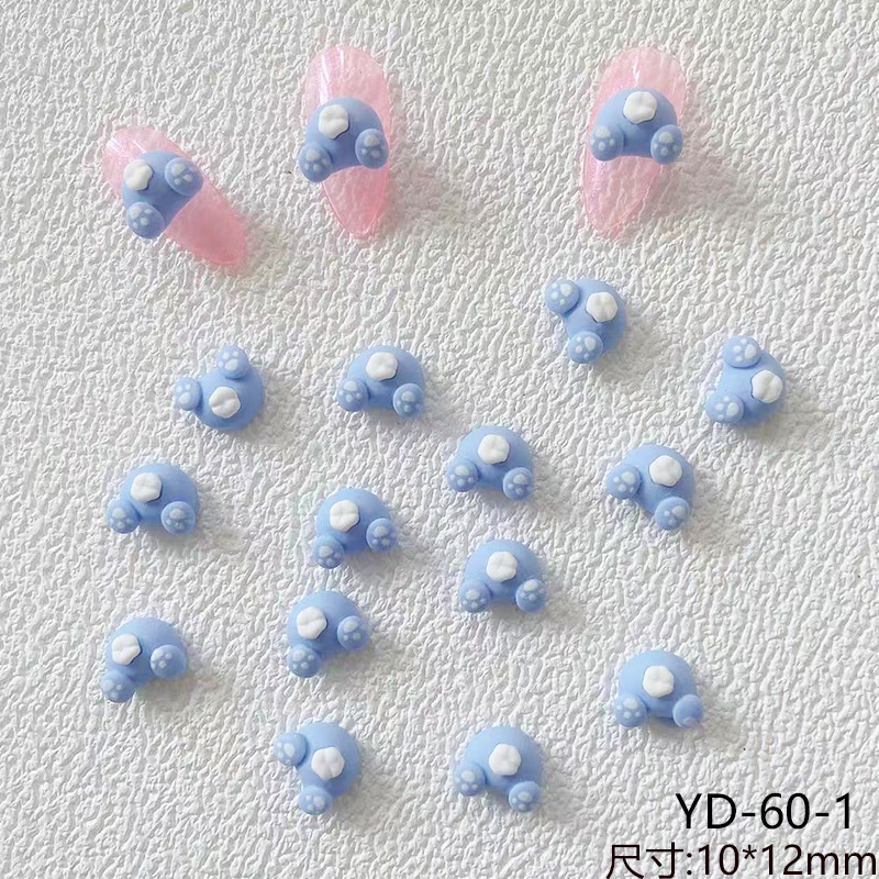 SANRIO Set 20 Phụ Kiện Trang Trí Móng Tay 3D Hình Động Vật Hoạt Hình Xinh Xắn Đáng Yêu