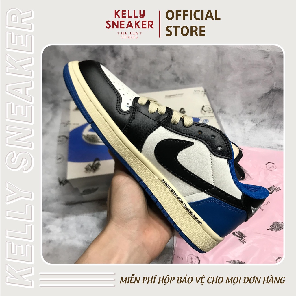 Giày Thể Thao Sneaker Jordan 1 Low TravisScott x Fragment- Bản Tiêu Chuẩn (Ảnh Thật + Hàng Sẵn