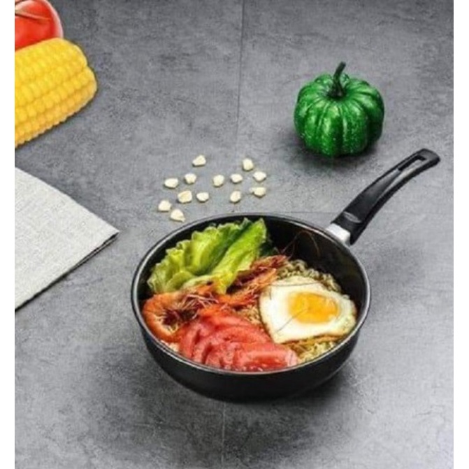 CHẢO SÂU LÒNG 1 QUAI 18CM BAO ĐẸP, DÙNG ĐƯỢC CHO BẾP TỪ siêu đẹp