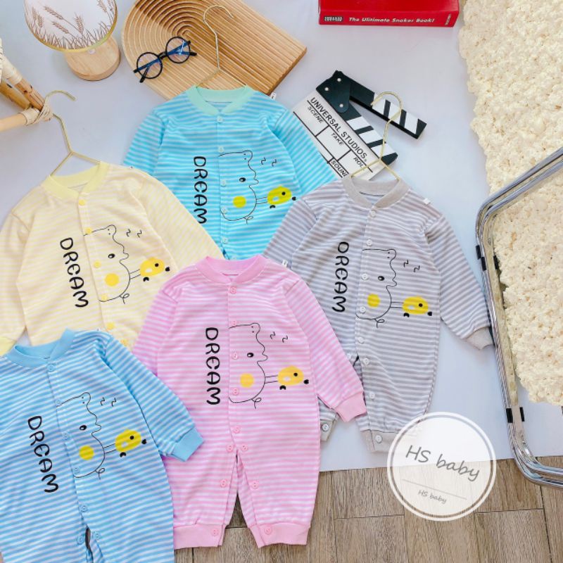 Bộ body cotton nỉ cho bé yeu