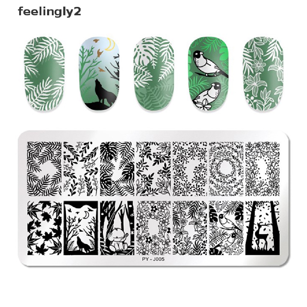 [Hàng Có Sẵn] Miếng Dán Móng Tay Nghệ Thuật Dạng Sóng Bằng Thép Không Gỉ (F)