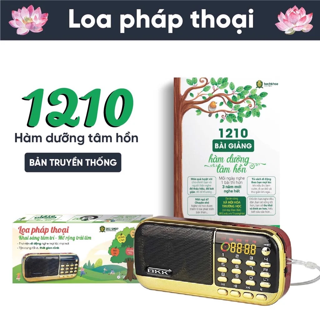 Loa Đài Pháp Thoại Hãng BKK 851 - 1210 BÀI HÀM DƯỠNG TÂM HỒN