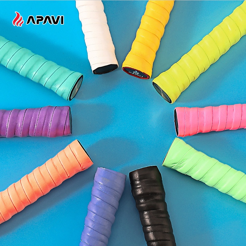 Quấn cán vợt cầu lông Apavi AG-168 nhiều màu, loại mỏng bám tay, giống 3 in 1 chính hãng